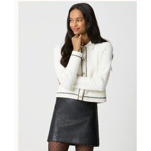 J.Crew Faux Leather Mini A-Line Black Skirt Women's Size 0 Career Preppy